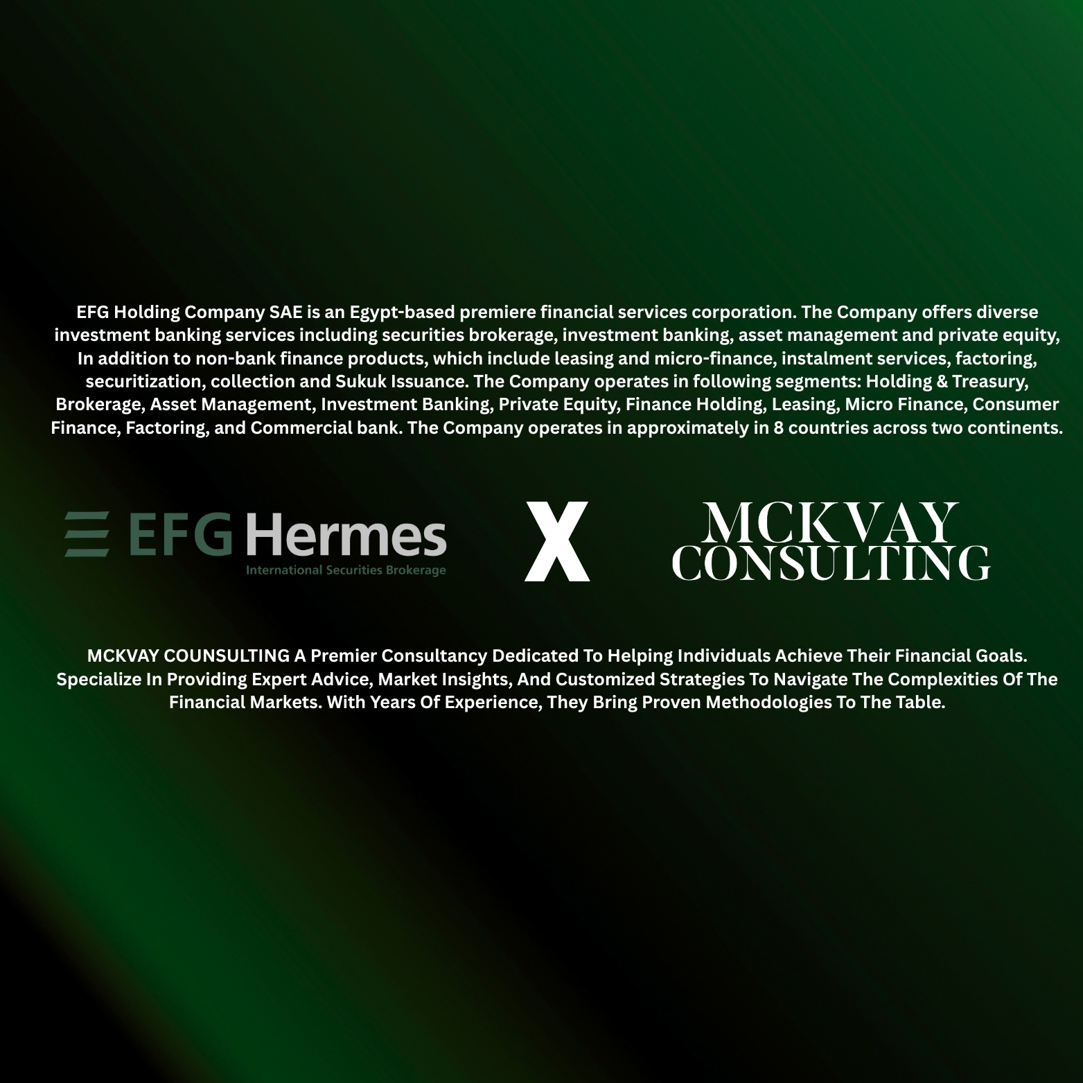 EFG HERMES X MCKVAY