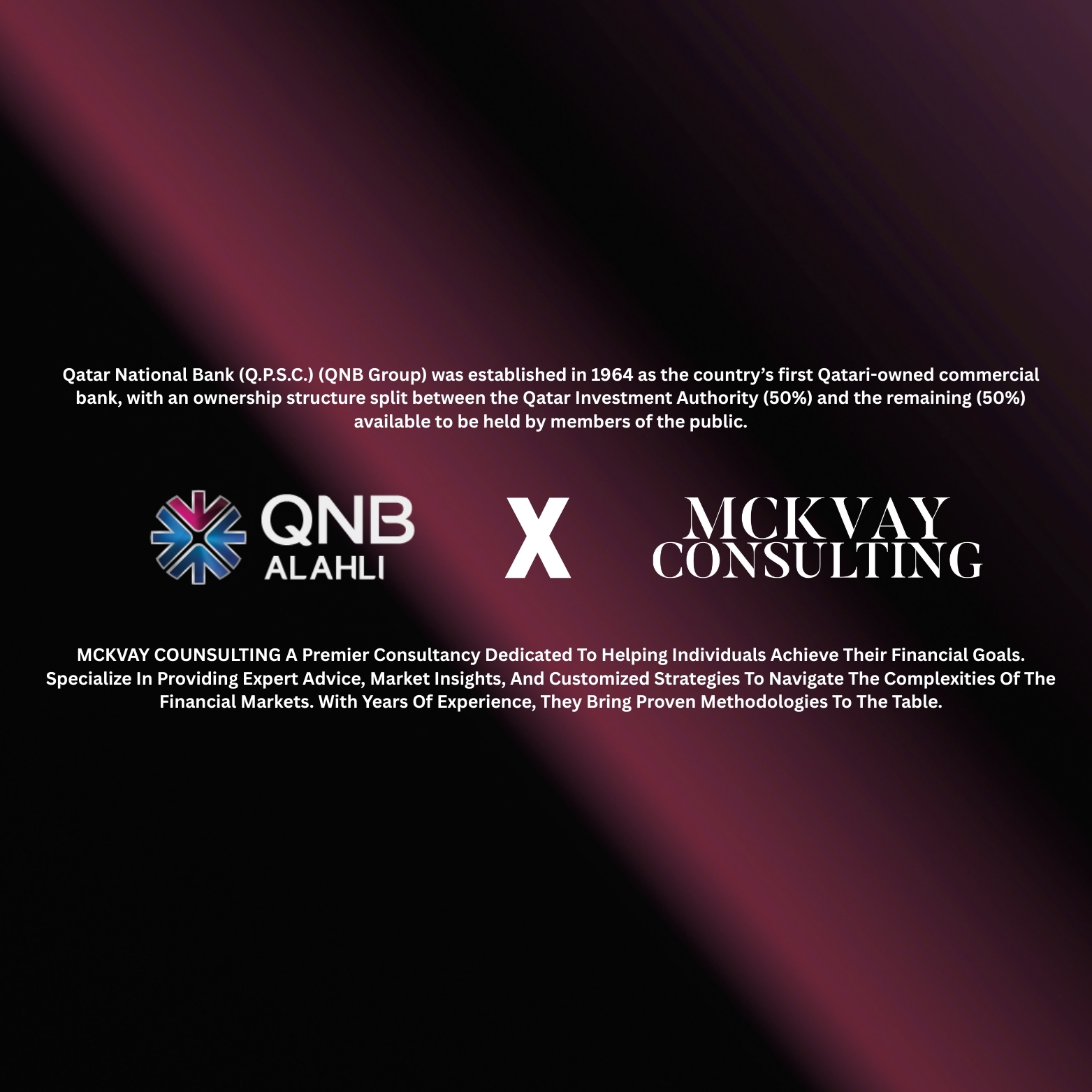 QNB X MCK